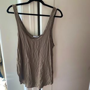 James Perse green tank